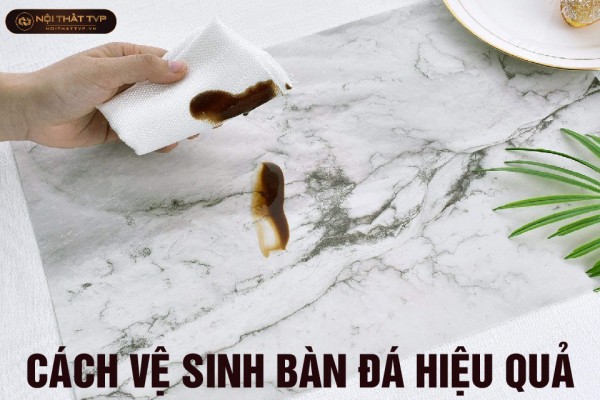 Cách vệ sinh bàn ăn mặt đá hiệu quả