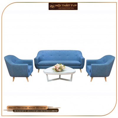 Sofa bộ Berverly bọc vải cao cấp khung gỗ TVP - B10