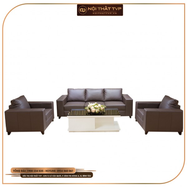 Sofa bộ California bọc da cao cấp TVP - B19